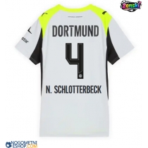 Ženski Nogometni dresi Borussia Dortmund Nico Schlotterbeck #4 Gostujoči 2025-26 Kratek Rokav